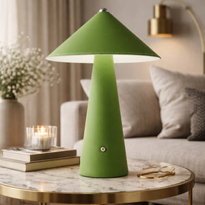   Modern European furniture - Brushed Leather Accent Table Lamp - www.oroa.com | Oroa.com