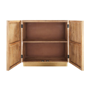   Modern European furniture - Reeded Wood 2-Door Cabinet - www.oroa.com | Oroa.com