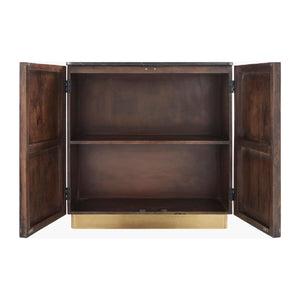   Modern European furniture - Reeded Wood 2-Door Cabinet - www.oroa.com | Oroa.com