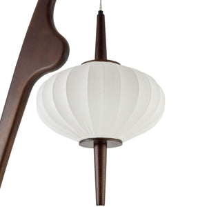   Rubberwood Tripod Accent Floor Lamp | Oroa.com