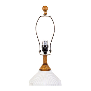   Modern European furniture - Reeded Glazed Ceramic Table Lamp - www.oroa.com | Oroa.com