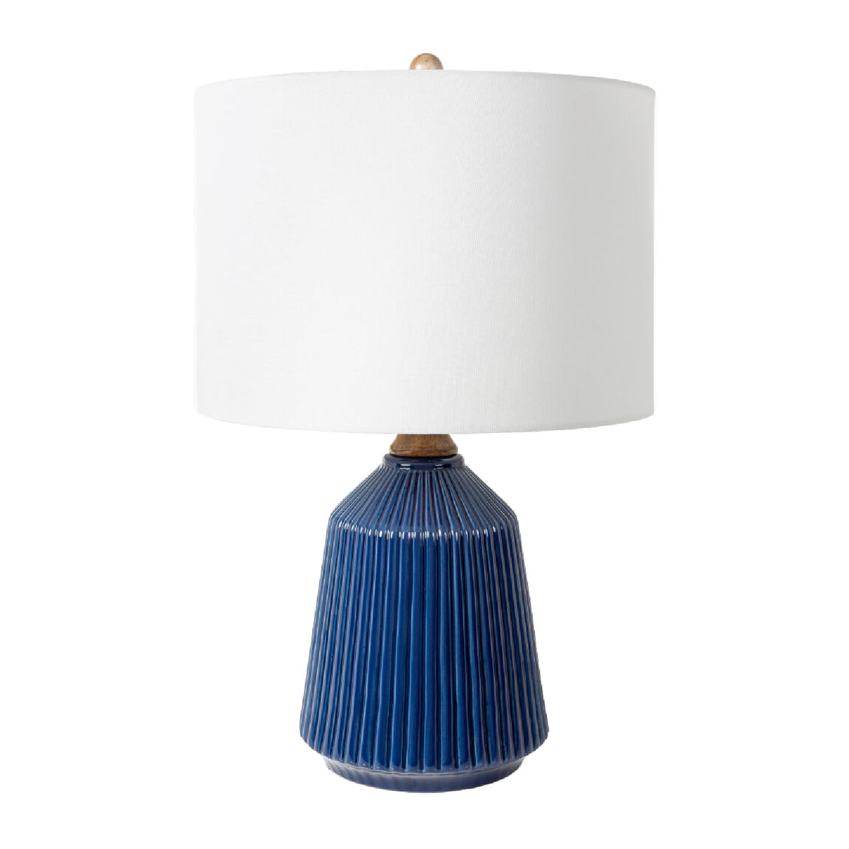   Modern European furniture - Reeded Glazed Ceramic Table Lamp - www.oroa.com | Oroa.com