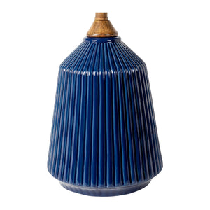   Modern European furniture - Reeded Glazed Ceramic Table Lamp - www.oroa.com | Oroa.com