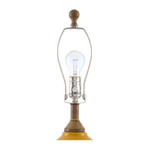   Modern European furniture - Reeded Glazed Ceramic Table Lamp - www.oroa.com | Oroa.com