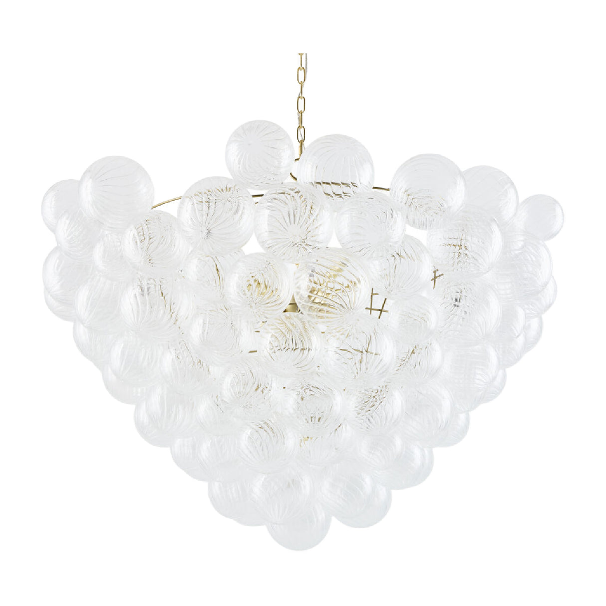   Etched Glass Orbs Chandelier | Oroa.com