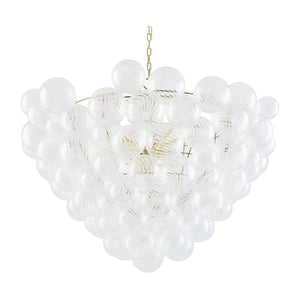   Etched Glass Orbs Chandelier | Oroa.com