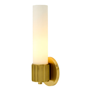   Modern European furniture - Cylindrical White Glass Wall Lamp S - www.oroa.com | Oroa.com
