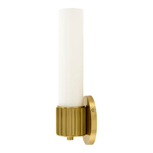   Modern European furniture - Cylindrical White Glass Wall Lamp S - www.oroa.com | Oroa.com