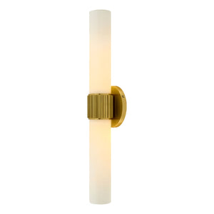   Cylindrical White Glass Wall Lamp L | Oroa.com