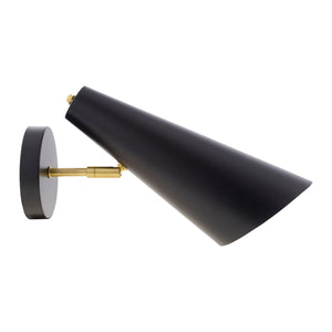   Modern European furniture - Conical Black Iron Wall Lamp - www.oroa.com | Oroa.com
