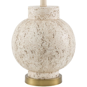   Cream Round Base Table Lamp | Oroa.com