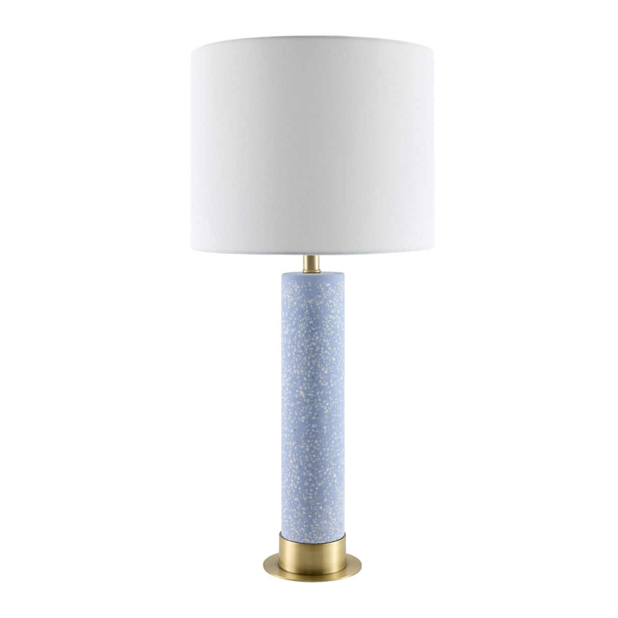   Modern European furniture - Speckled Blue Cement Table Lamp - www.oroa.com | Oroa.com