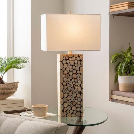   Modern European furniture - Natural Wood Stack Table Lamp - www.oroa.com | Oroa.com