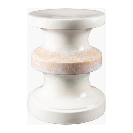   Modern European furniture - Two-Toned Layered Ceramic Garden Stool - www.oroa.com | Oroa.com