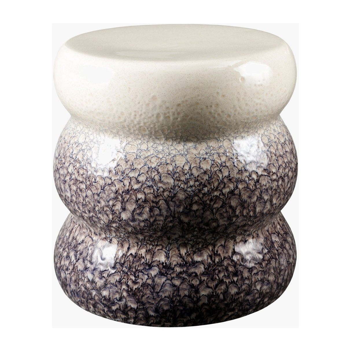   Modern European furniture - Crackle Glazed Ceramic Garden Stool - www.oroa.com | Oroa.com