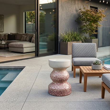   Modern European furniture - Crackled Ceramic Garden Stool - www.oroa.com | Oroa.com