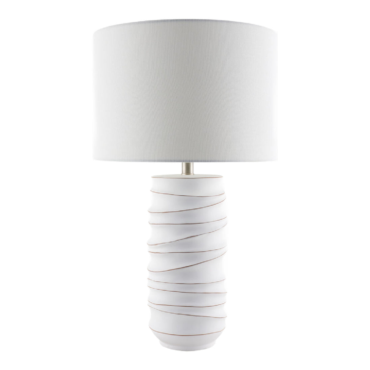   White Accent Table Lamp | Oroa.com
