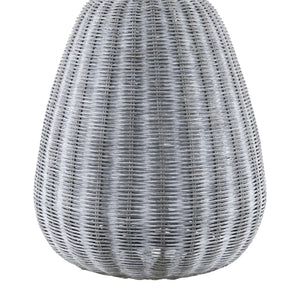   Hand-painted Rattan Linen Table Lamp | Oroa.com