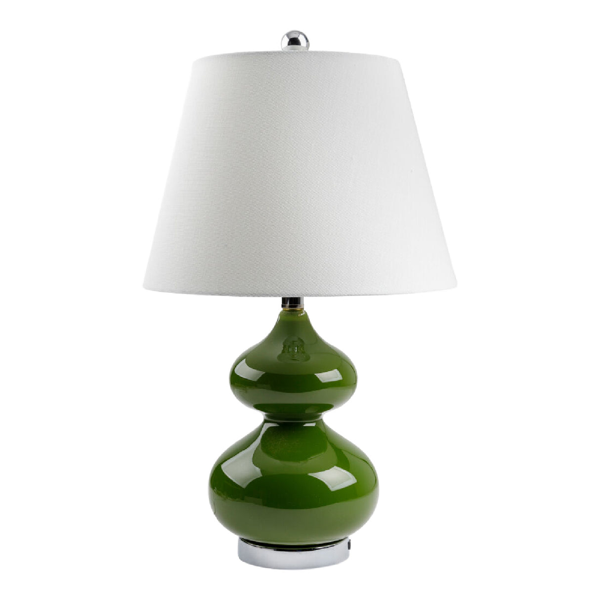   Green Glass Accent Table Lamp | Oroa.com