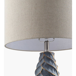   Gold Leaf Sculpted Table Lamp | Oroa.com