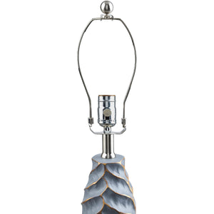   Gold Leaf Sculpted Table Lamp | Oroa.com