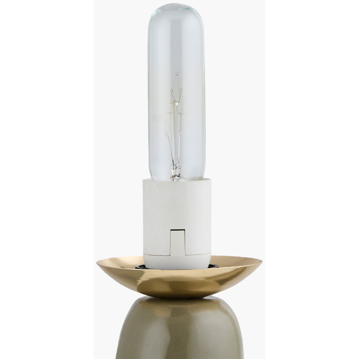   Modern European furniture - White Glass Sculptural Table Lamp - www.oroa.com | Oroa.com