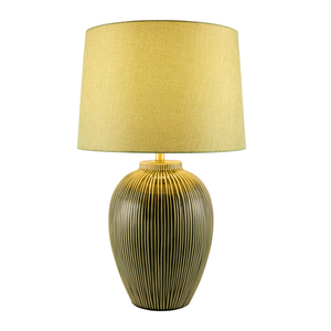   Striped Ceramic Accent Table Lamp | Oroa.com