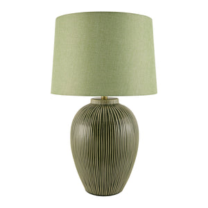   Striped Ceramic Accent Table Lamp | Oroa.com