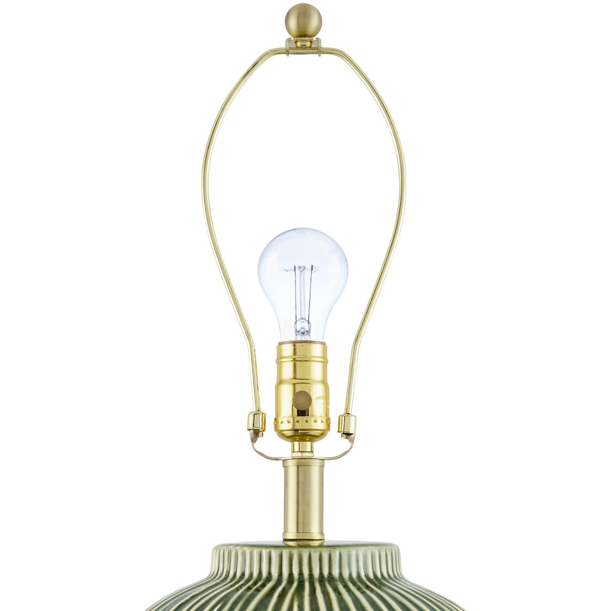   Striped Ceramic Accent Table Lamp | Oroa.com