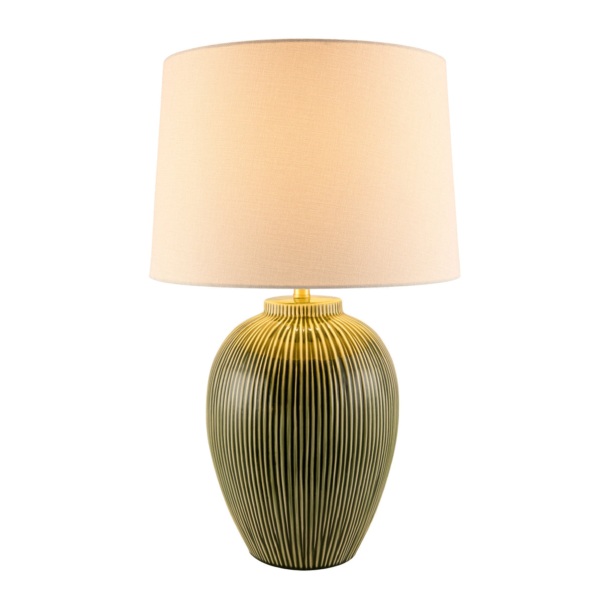   Striped Ceramic Accent Table Lamp | Oroa.com