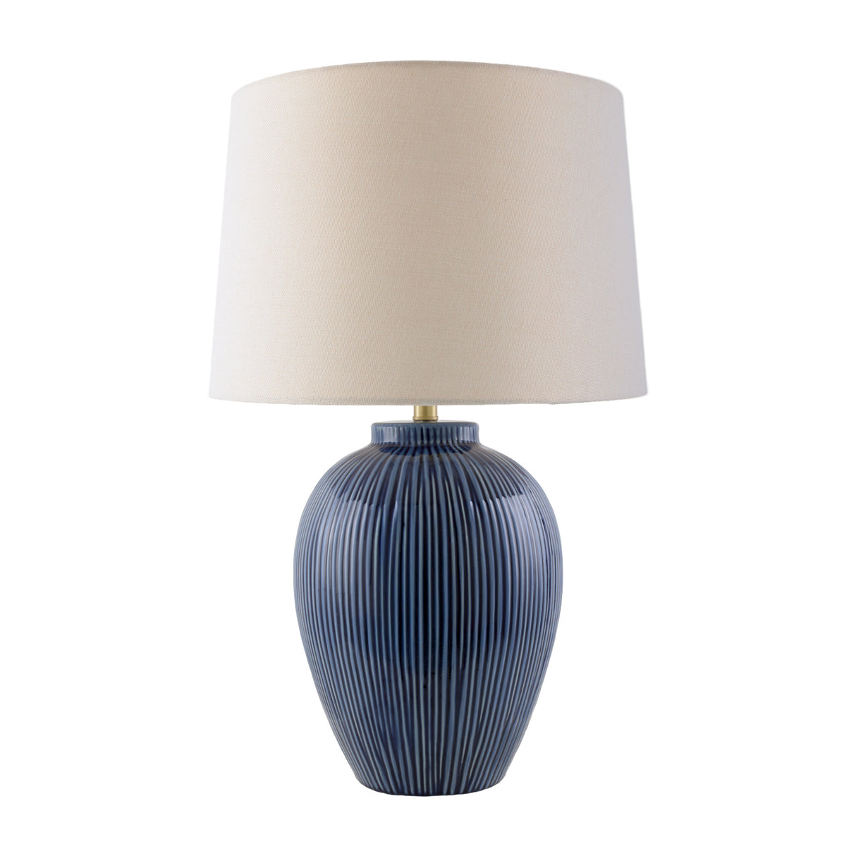  Striped Ceramic Accent Table Lamp | Oroa.com