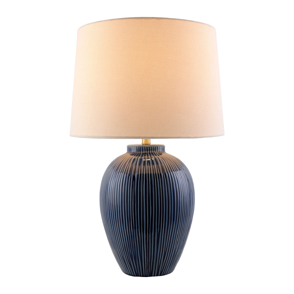   Striped Ceramic Accent Table Lamp | Oroa.com