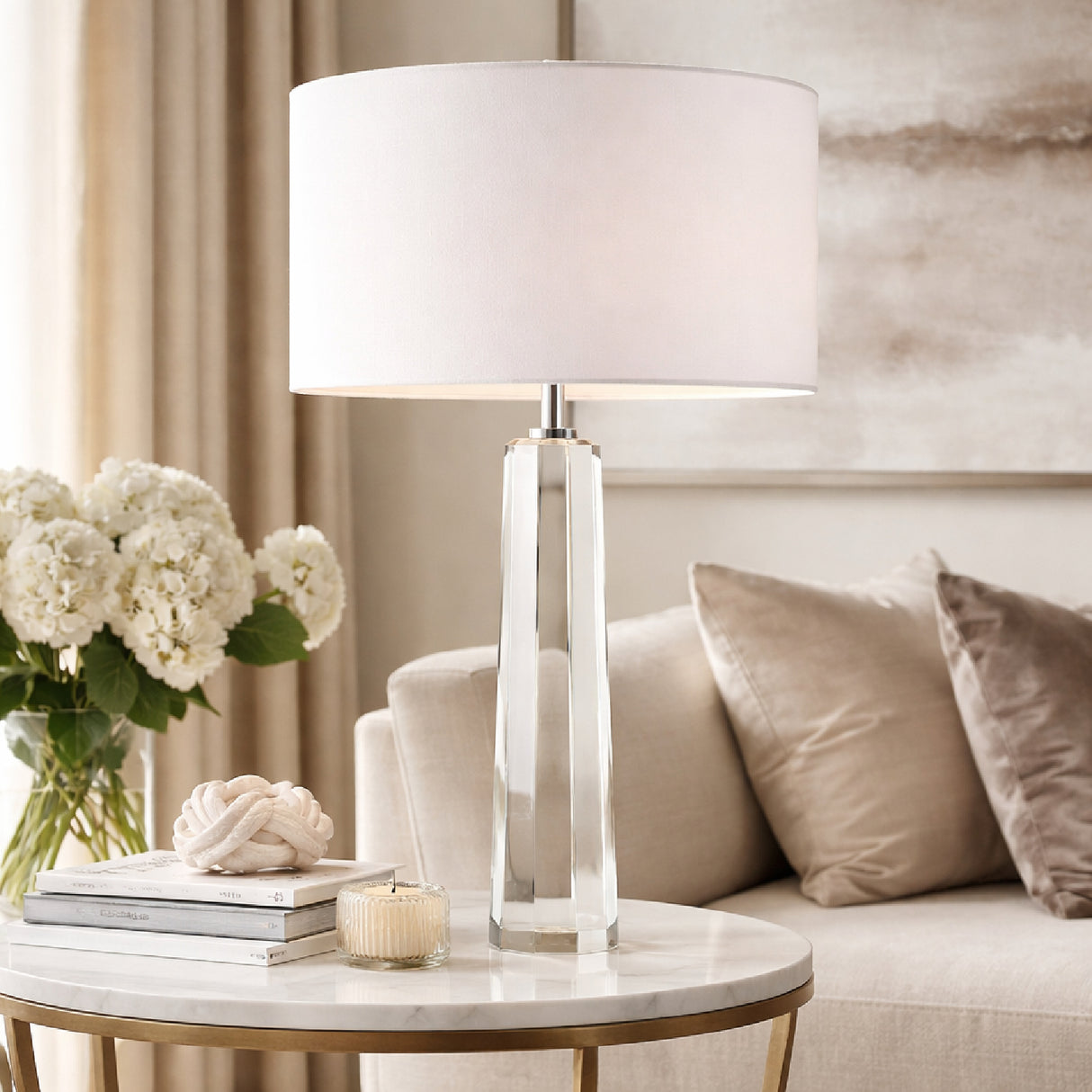   Translucent Crystal Accent Table Lamp | Oroa.com