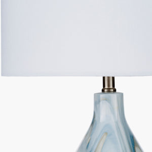   Modern European furniture - Blue Swirl Ceramic Table Lamp - www.oroa.com | Oroa.com