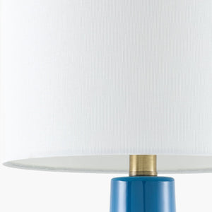   Modern European furniture - Reeded Ceramic Accent Table Lamp - www.oroa.com | Oroa.com