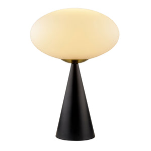   Modern European furniture - Oval White Glass Table Lamp - www.oroa.com | Oroa.com