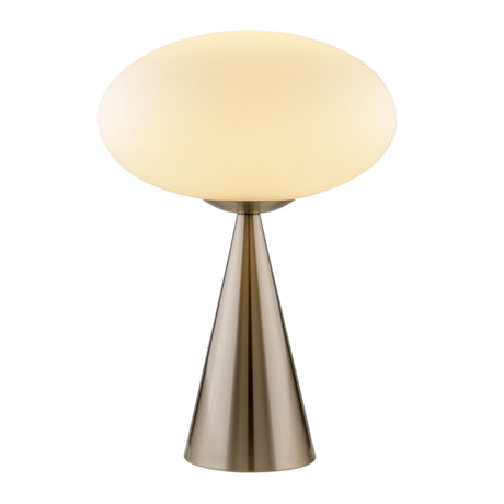   Modern European furniture - Oval White Glass Table Lamp - www.oroa.com | Oroa.com