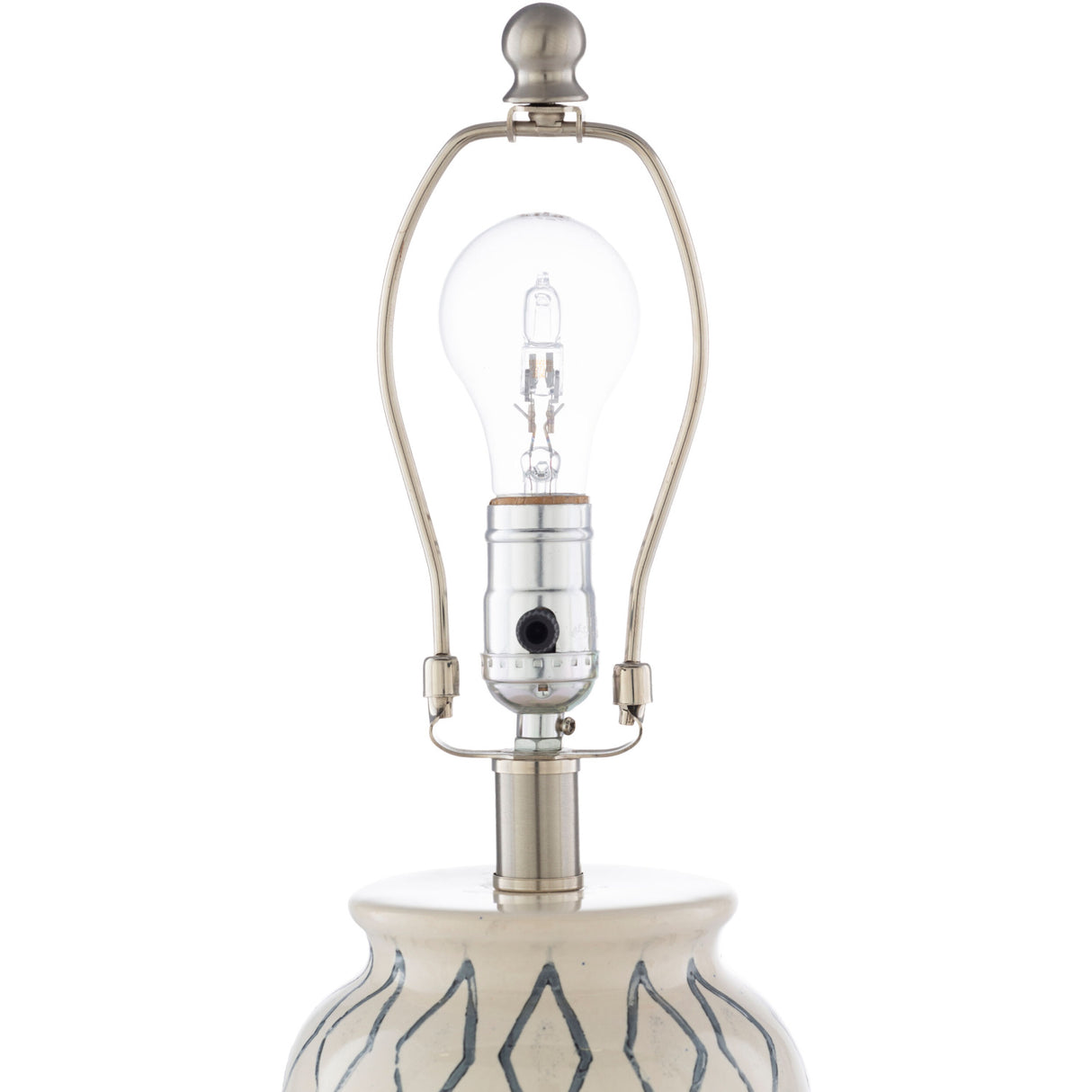   Modern European furniture - Geometric Patterned Ceramic Table Lamp - www.oroa.com | Oroa.com