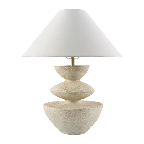   White Tiered Accent Table Lamp | Oroa.com