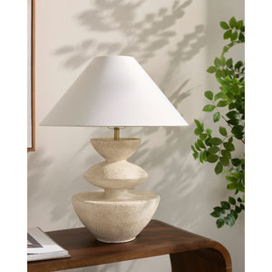   White Tiered Accent Table Lamp | Oroa.com