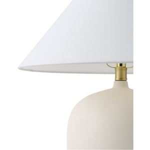   Modern European furniture - White Linen Empire Table Lamp - www.oroa.com | Oroa.com