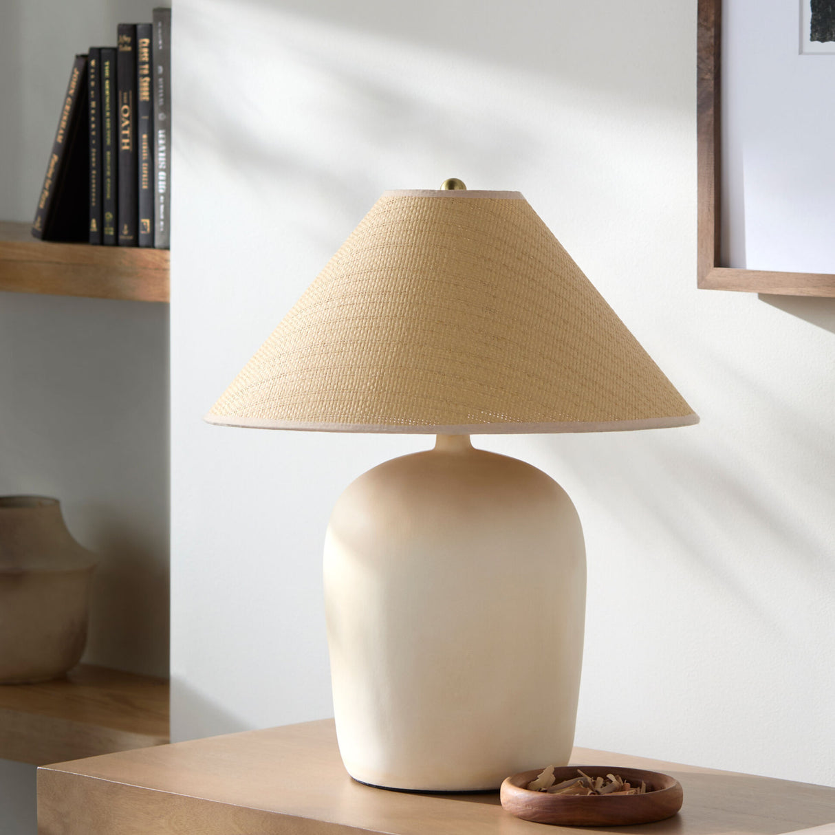   Modern European furniture - Empire Seagrass Accent Table Lamp - www.oroa.com | Oroa.com