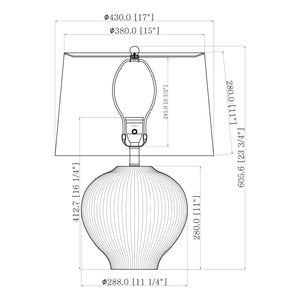   Hand-painted Ceramic Table Lamp | Oroa.com