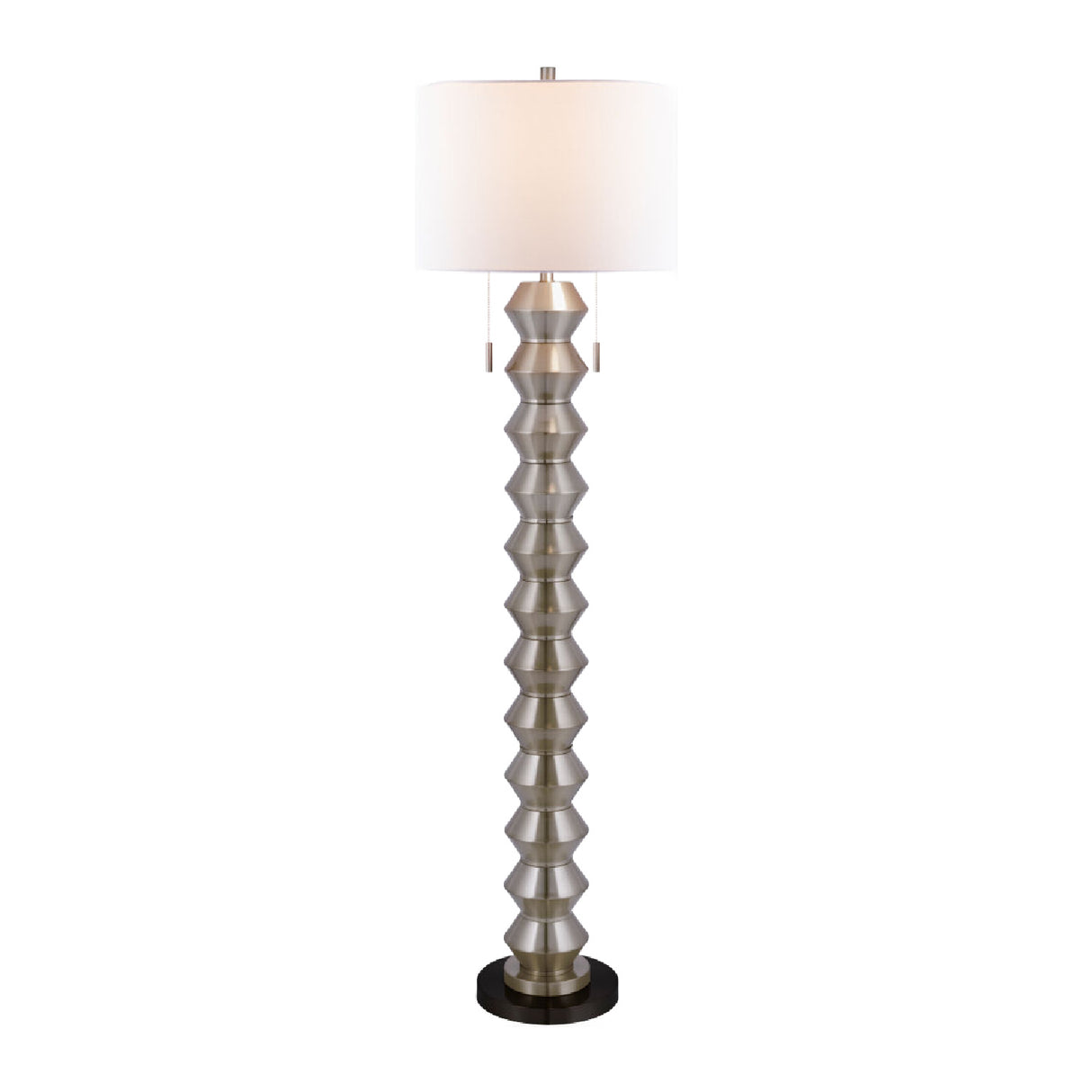   Modern European furniture - Plated Metallic Linen Floor Lamp - www.oroa.com | Oroa.com