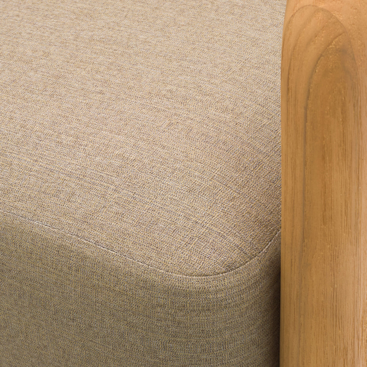   Cushioned Teak Outdoor Swivel Chair | Oroa.com
