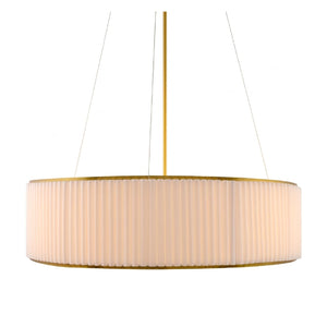   White Fluted 2-Light Chandelier | Oroa.com