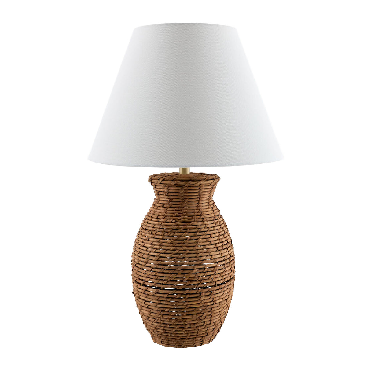   Painted Rattan Accent Table Lamp | Oroa.com