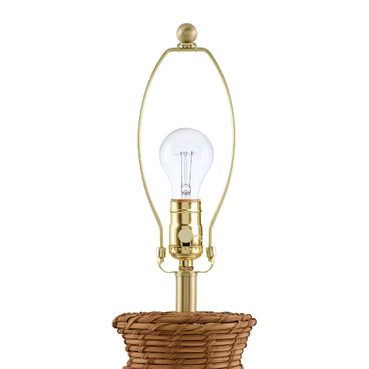   Painted Rattan Accent Table Lamp | Oroa.com