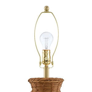   Painted Rattan Accent Table Lamp | Oroa.com