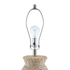   Painted Rattan Accent Table Lamp | Oroa.com